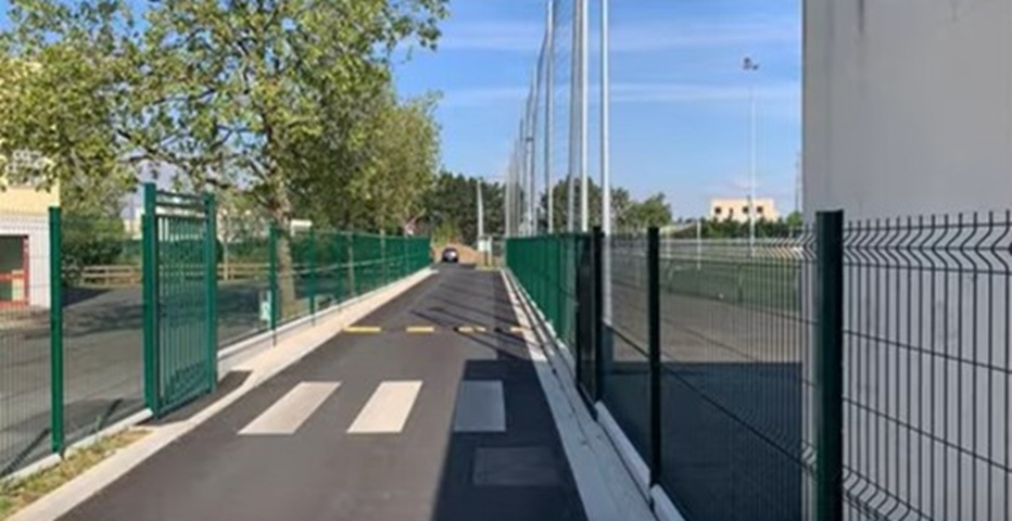 Après la création des accès au Centre Maurice Préault à Boissy Saint Léger (94)